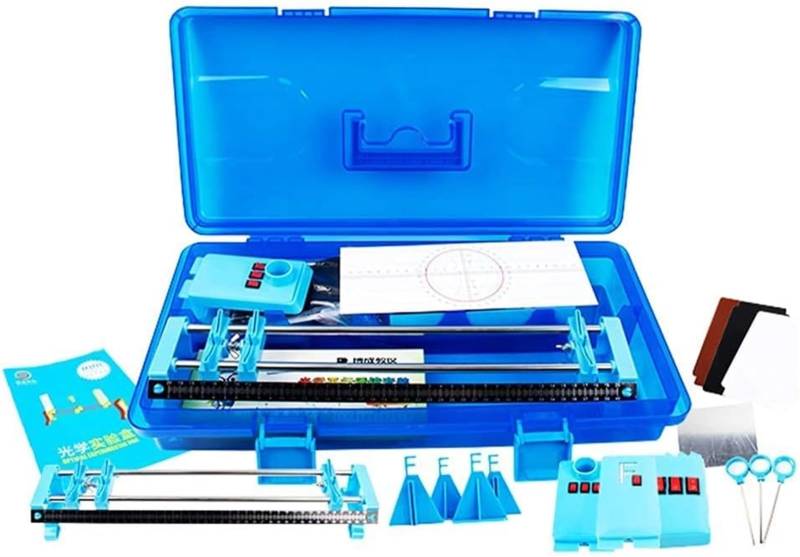 YDHSIKK Handwork Physical Optics Experimental Box Laboratory Equipment Optical Bench Physic Experiment Teaching Tools for School Physics Teaching von YDHSIKK