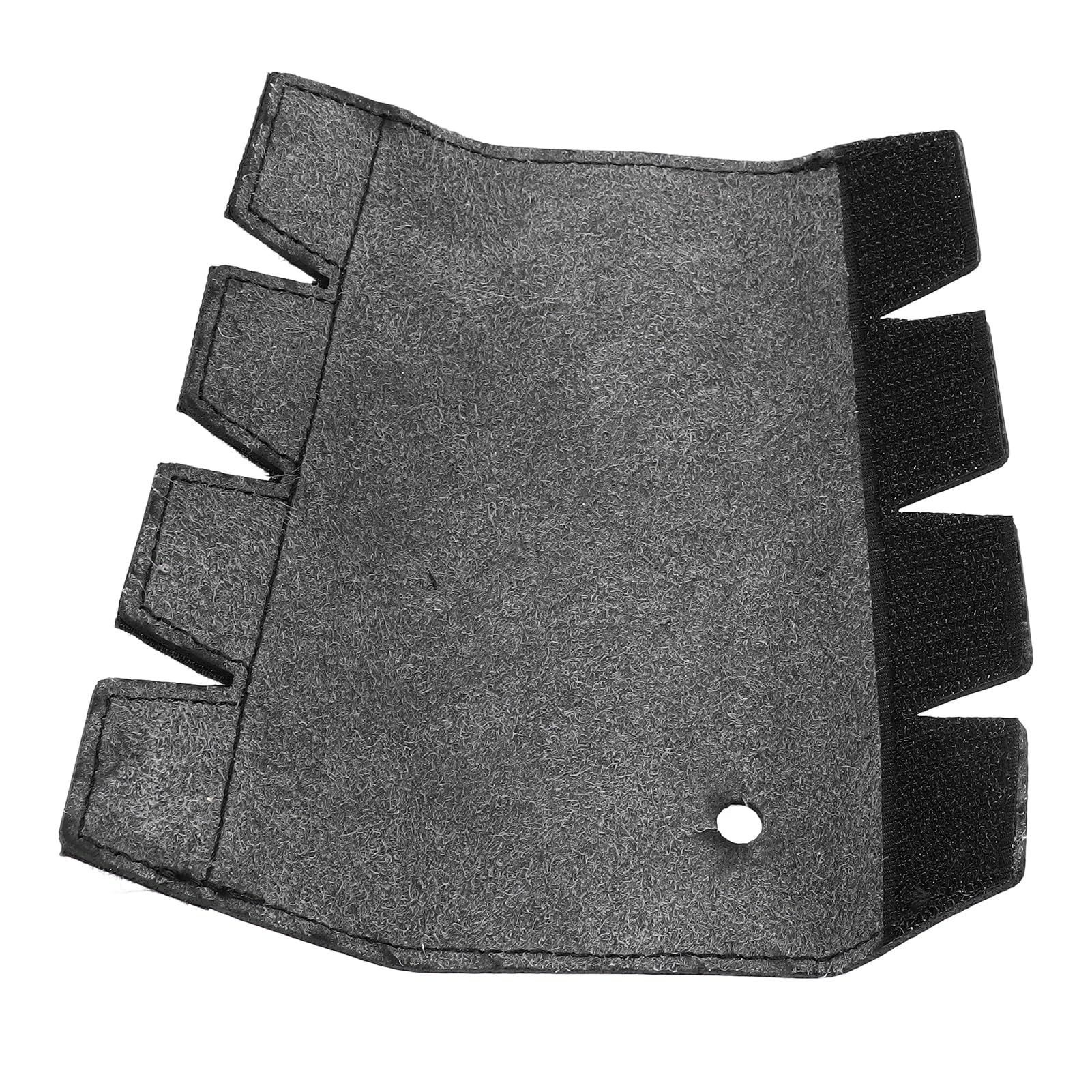 Rutschfester Leder-Handschutz für Waldhörner, Handschutz für Waldhörner, Fingergriff-Stärkeschutz mit Handhalteband aus Leder Zum Schutz des Instruments (Black) von YDuupxe