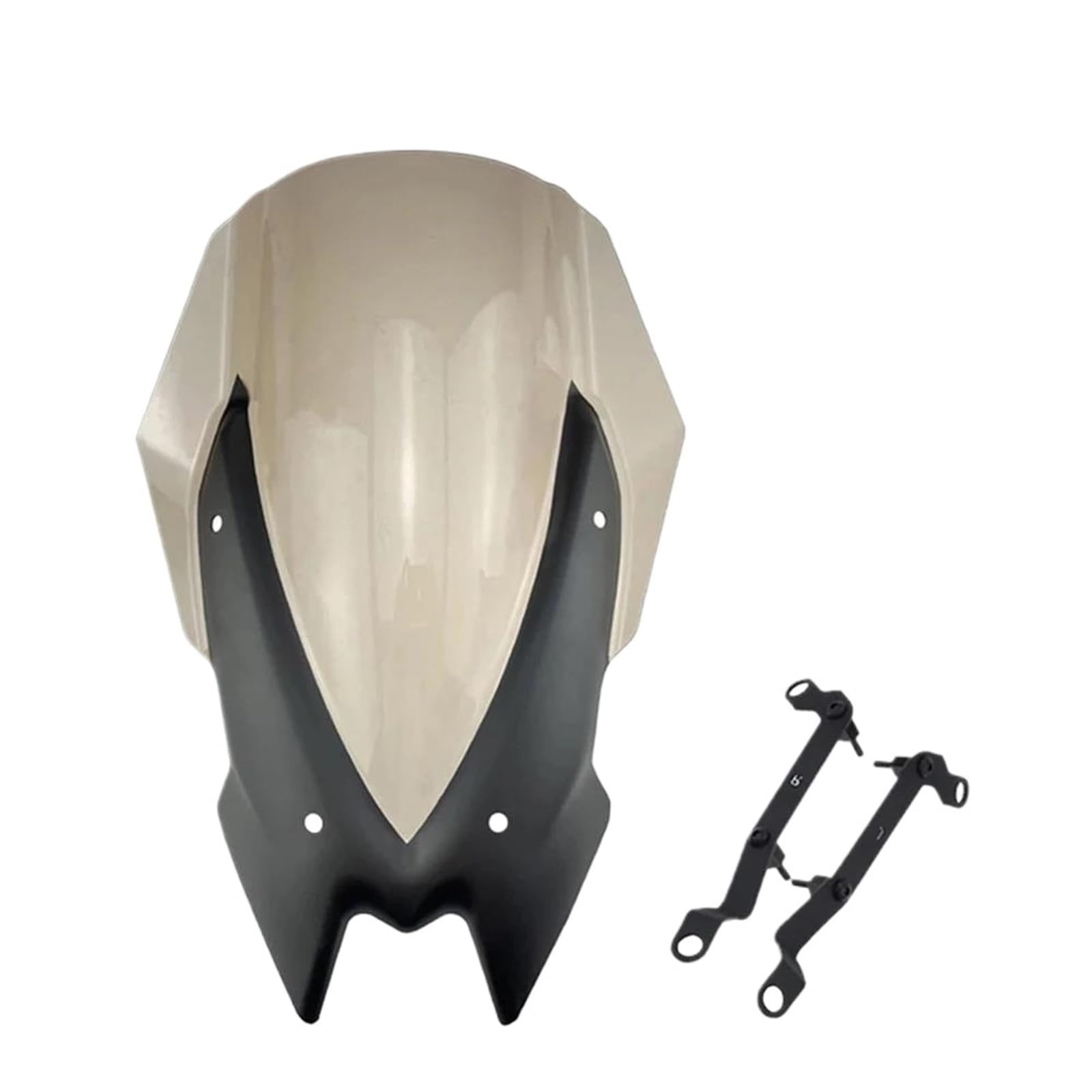 Motorrad Frontscheibe Wind Schild Motorrad Windschutzscheibe Windschutzscheibe Winglet Frontspoiler Aerodynamisches Zubehör Für Kawasaki Für Z900 Z650 2020 2021 2022 2023 2024 Motorrad Air Windabweise von YEDWEW