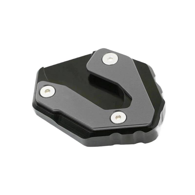 Motorrad Seitenständer Motorrad Fußseitenständer Kickstand Extension Pad Stützplatte Vergrößern Für Ya&ma&ha Für MT07 FZ07 XSR700 2018-2023 Verlängerungspolster(4) von YEDWEW