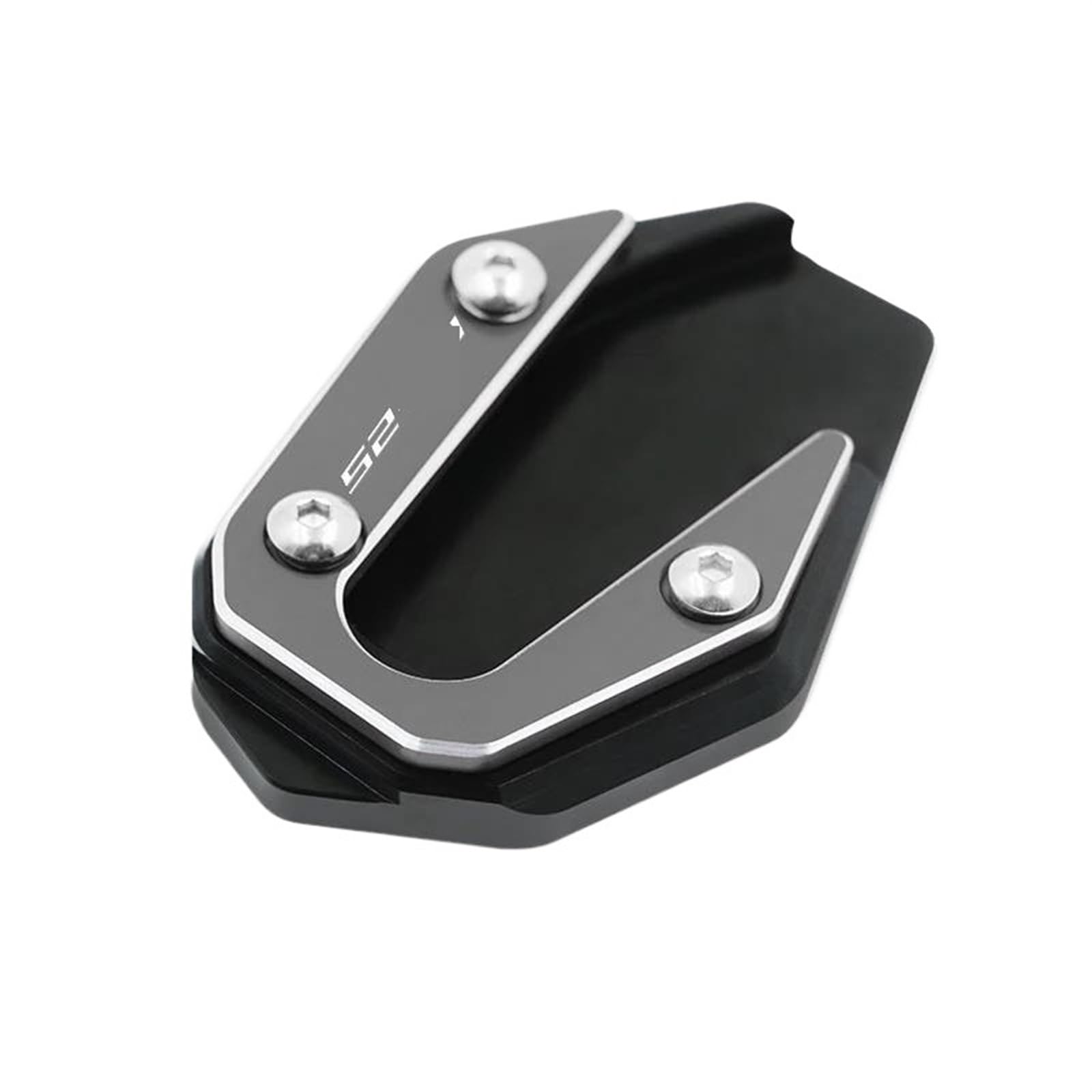 Motorrad Ständer Fuß Für Ya&ma&ha Für MT03 MT-25 R3 R25 2017-2023 Motorrad CNC Kickstand Fuß Seitenständer Verlängerung Pad Stützplatte Vergrößern Seitenverlängerung Pad(6) von YEDWEW