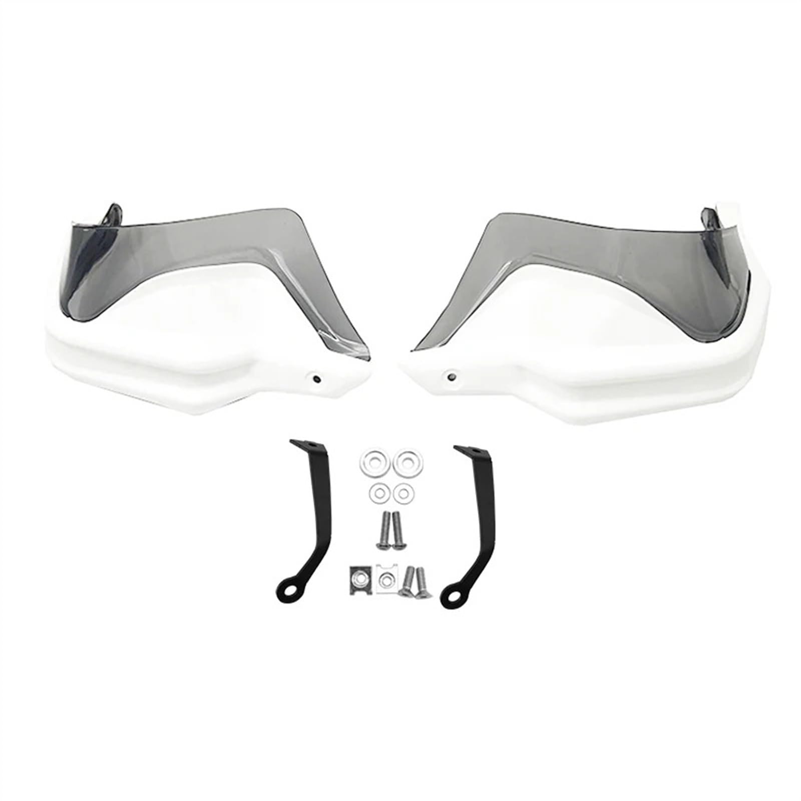 Motorrad Winddichter Lenker Handschützer Schild Wachen Windschutzscheibe Hand Windschutz Für YA&MA&HA Für MT-03 MT-25 2015-2023 2022 2021 Windschutzscheibe(White Grey Set) von YEDWEW