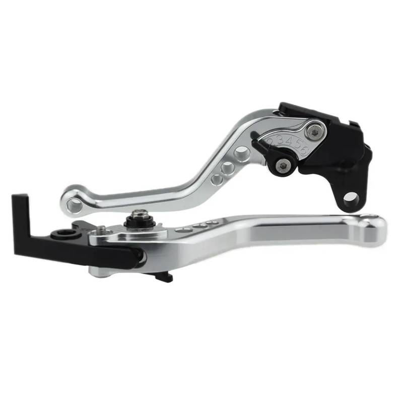 YEDWEW Motorrad Bremsgriff Für Keeway Für RKF 125 2018-2020 Einstellbare 3D Motorrad Bremse Kupplungshebel CNC Aluminium Motorrad Bremshebel Griffe Kupplungsbremshebel für Motorrad(Short-2) von YEDWEW