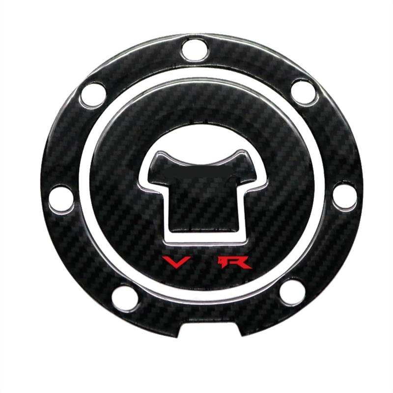 YEDWEW Motorrad Kraftstofftank Traktionspads Carbon-Look Motorrad Gas Öl Tankdeckel Abdeckung Aufkleber Carbon Faser Aufkleber Schützen Für Interceptor Für VFR VFR800 1988-2009 Tank Traction Pads von YEDWEW