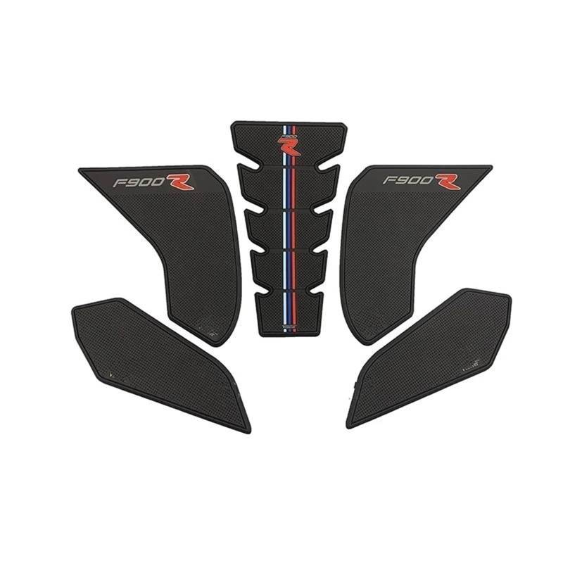 YEDWEW Motorrad Kraftstofftank Traktionspads Für F900R 2021 Motorrad Kraftstoff Tank Pad Knie Pad Grip Anti Scratch Aufkleber Pad für Motorrad Tank(4) von YEDWEW