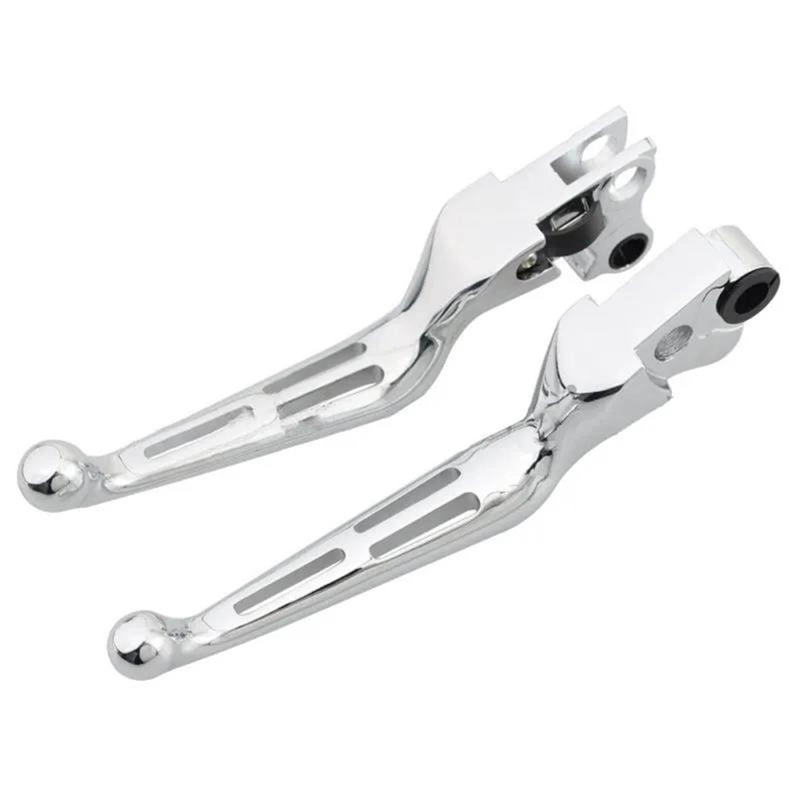 YEDWEW Motorrad Kupplung Bremshebel 2 Stücke Motorrad Schlitz Aluminium Bremsen Kupplung Hebel Für Sportster 883 XL Brems Kupplung Motorrad(2) von YEDWEW