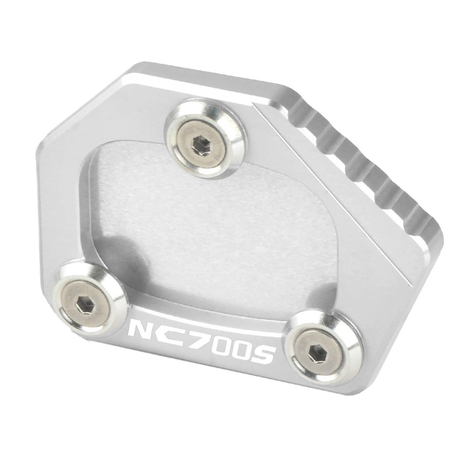 YEDWEW Motorrad Ständer Fuß Motorrad CNC Aluminium Ständer Fuß Seitenständer Verlängerung Pad Stützplatte Für NC700S 2012 2013 2014 Seitenverlängerung Pad(3) von YEDWEW