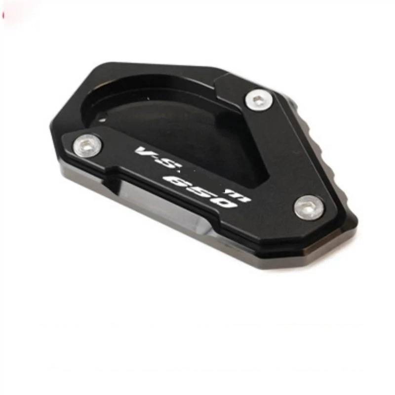 YEDWEW Motorrad Ständer Fuß Motorrad Fuß Seite Stehen Verlängerung Pad Kickstand Platte Für Suzuki Für V-Strom 1000 DL1000 650 2014-2020 Für VSTROM 1050 XT 650 Seitenverlängerung Pad(11) von YEDWEW