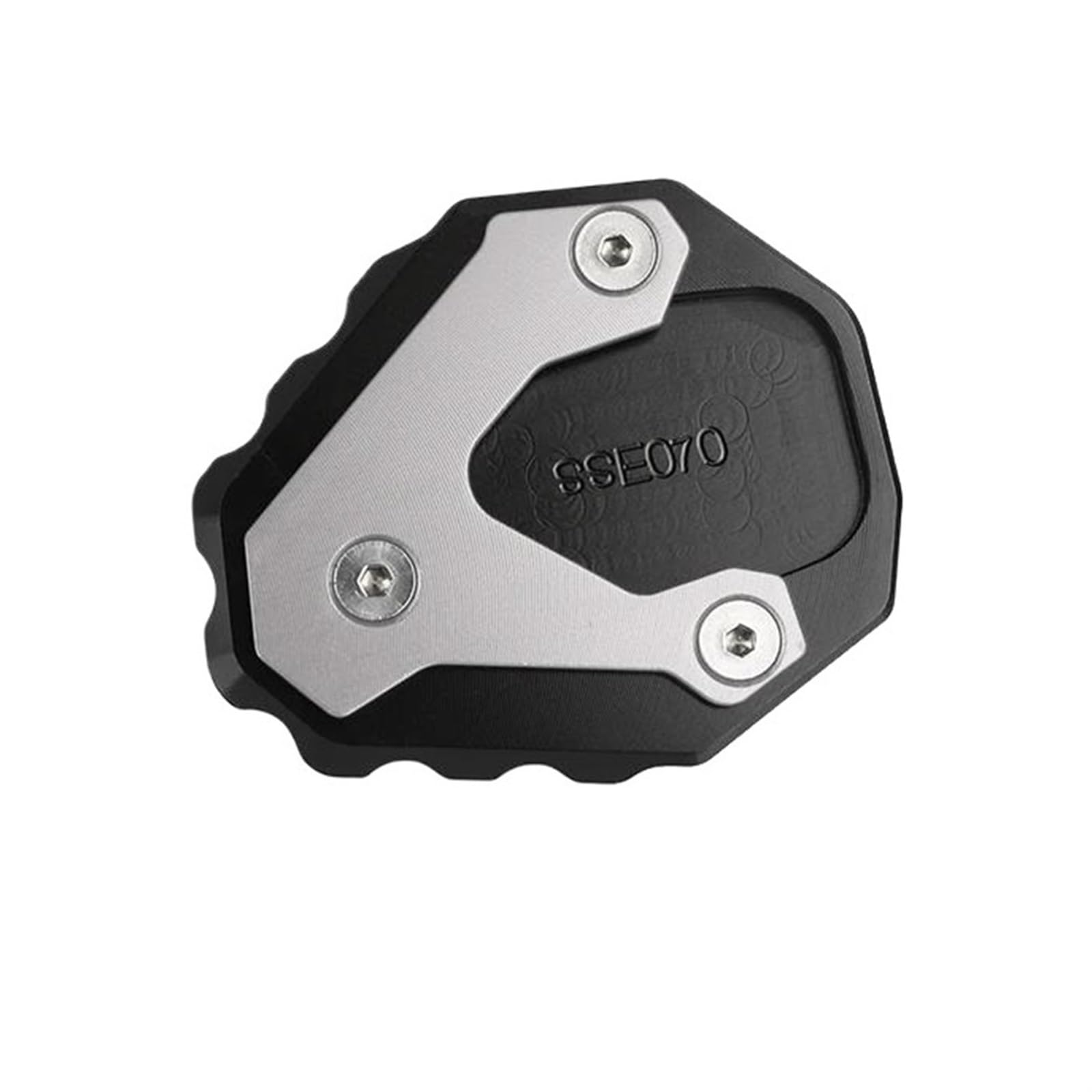 YEDWEW Motorrad-Ständerplatte FÜR CB500X 2017-2022 FÜR CB650R 2019-2020-2021-2022-2023 Motorrad Fuß Enlarger Platte Pad Ständer Unterstützung Pad Shell Cover Verlängerungsplatte(3) von YEDWEW