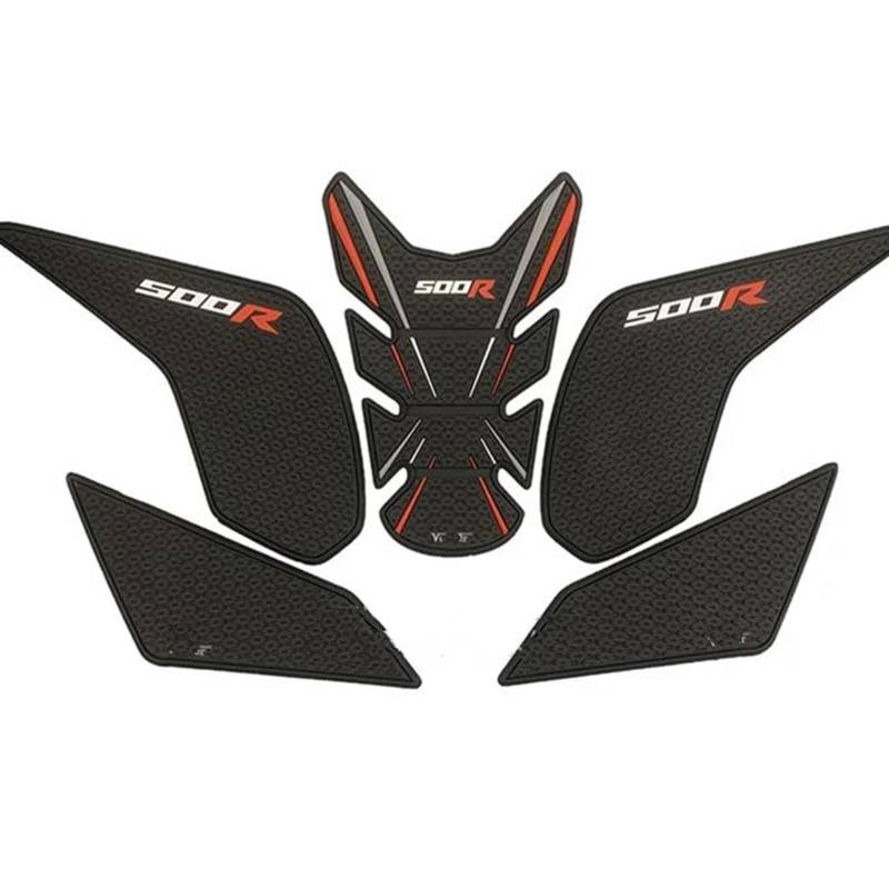 YEDWEW Motorrad Tankaufkleber Für CBR500R 2019 2020 2021 Motorrad Anti Slip Tank Pad Gas Knie Grip Traktion Seite Protector Aufkleber Tankpad Aufkleber Protector(2) von YEDWEW