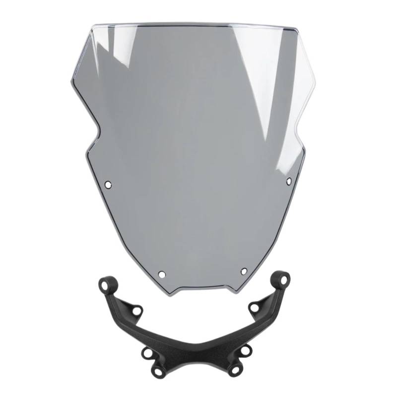 YEDWEW Motorrad Windabweiser Motorrad Windschutz Windschutz Wind Schild Air Deflektor Zubehör Für MT-09 MT09SP 2021 2022 2023 Frontscheibe Wind Schild(Light Smoke) von YEDWEW