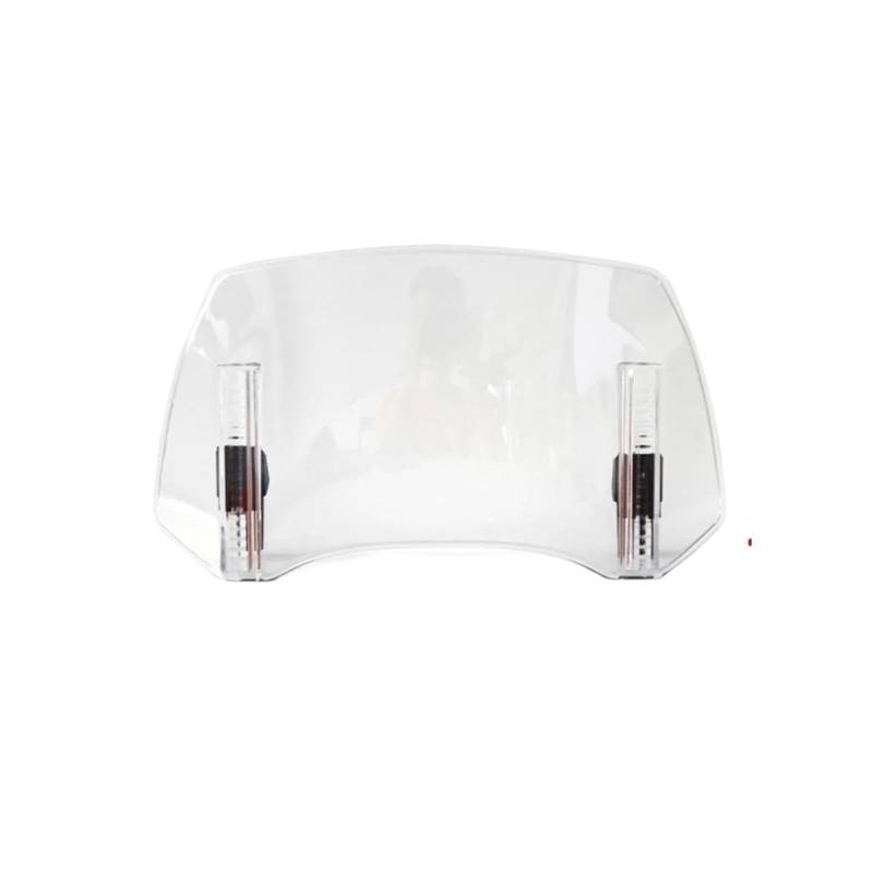 YEDWEW Motorrad Windabweiser Motorrad-Windschutzscheibenverlängerung, Verstellbarer Spoiler-Deflektor Für Goldwing 1800 GL1800 F6C F6B Frontscheibe Wind Schild(Transparent) von YEDWEW