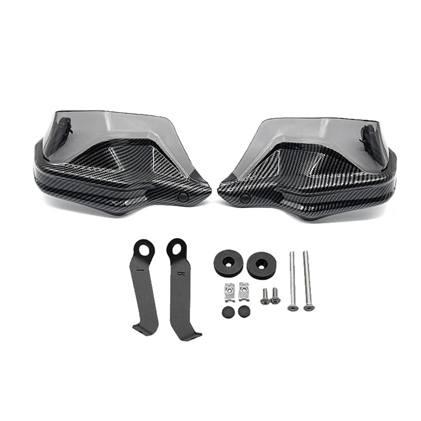 YEDWEW Motorrad Winddichter Lenker Für CB500X CB500F CB400X CB400F CB650F 2013-2020 2021 Motorrad Handschutz Handprotektoren Schutz Bremse Kupplung Schutz Windschutzscheibe(16) von YEDWEW