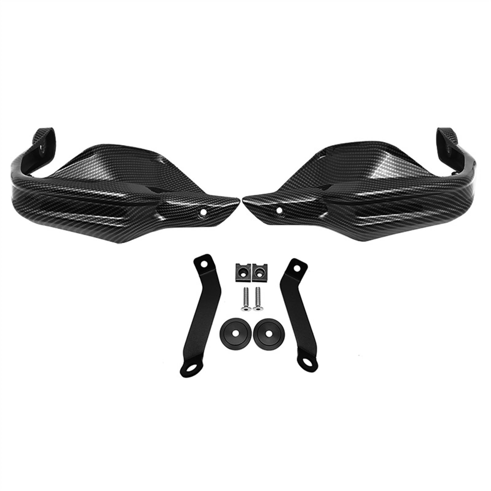 YEDWEW Motorrad Winddichter Lenker Für NC750X DCT NC750S NC700X NC 750X2013-2022 2020 2021 Carbon Look Motorrad Handschutz Schild Hand Schutzfolie Windschutzscheibe(3) von YEDWEW