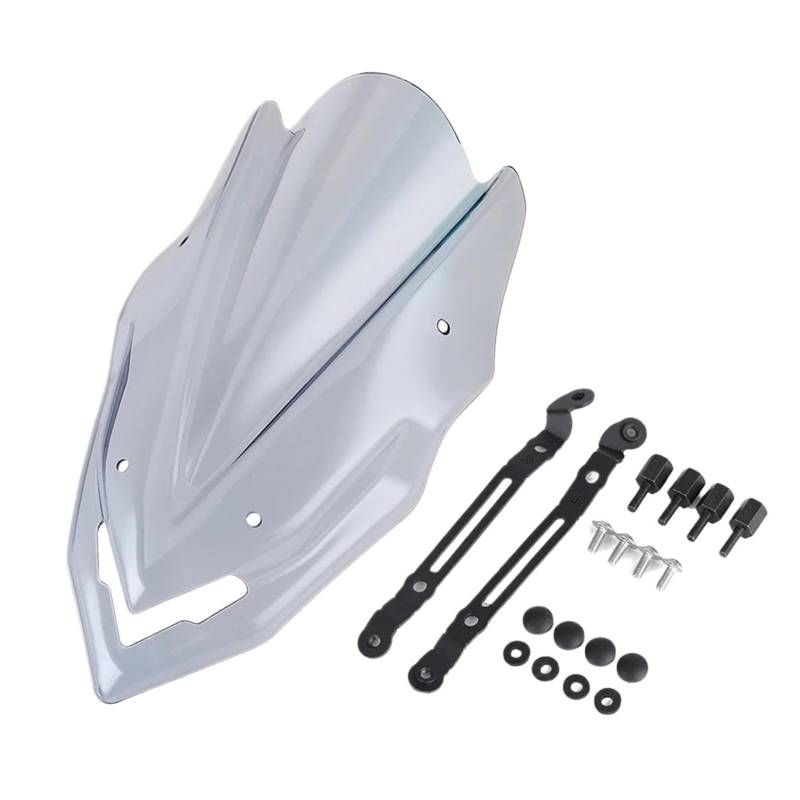 YEDWEW Motorrad Windschutzscheibe Windabweiser Motorrad Windschutzscheibe Windschutz Windabweiser Für Kawasaki Für Z900 2017–2024 Motorrad Wind Deflector(2017-2019-5) von YEDWEW