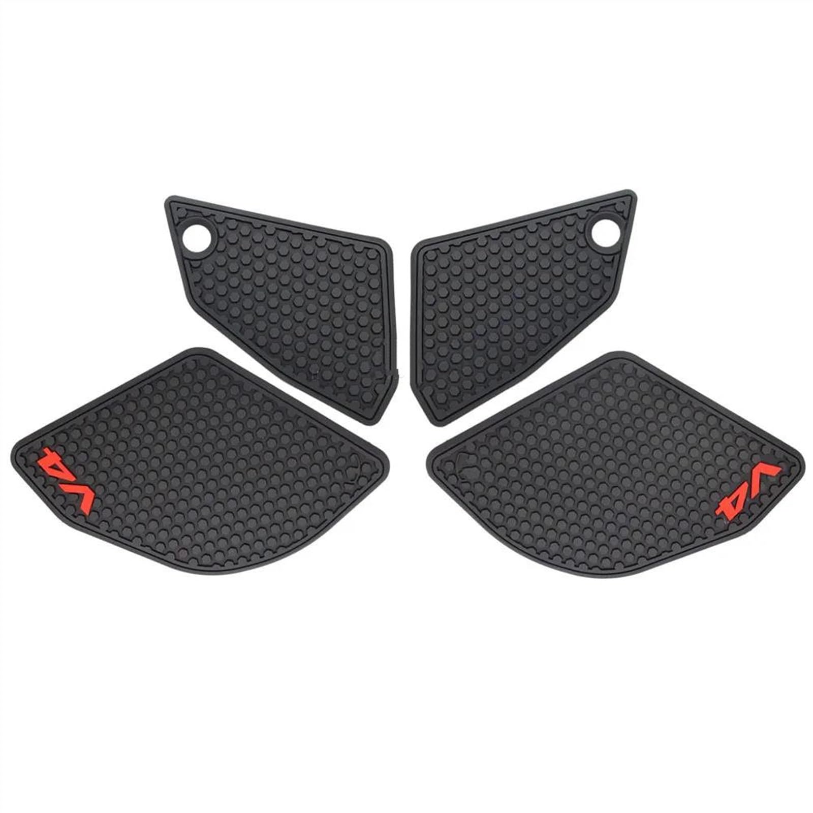 YEDWEW Tank Traction Pads Für Ducati Für Panigale V4 4 Für Panigale V2S /SP2022 Tank Griffe Kraftstoff Tank Pad Schutz Aufkleber Knie Pads Knie Ziehen Motorräder Tank Schutz Aufkleber von YEDWEW