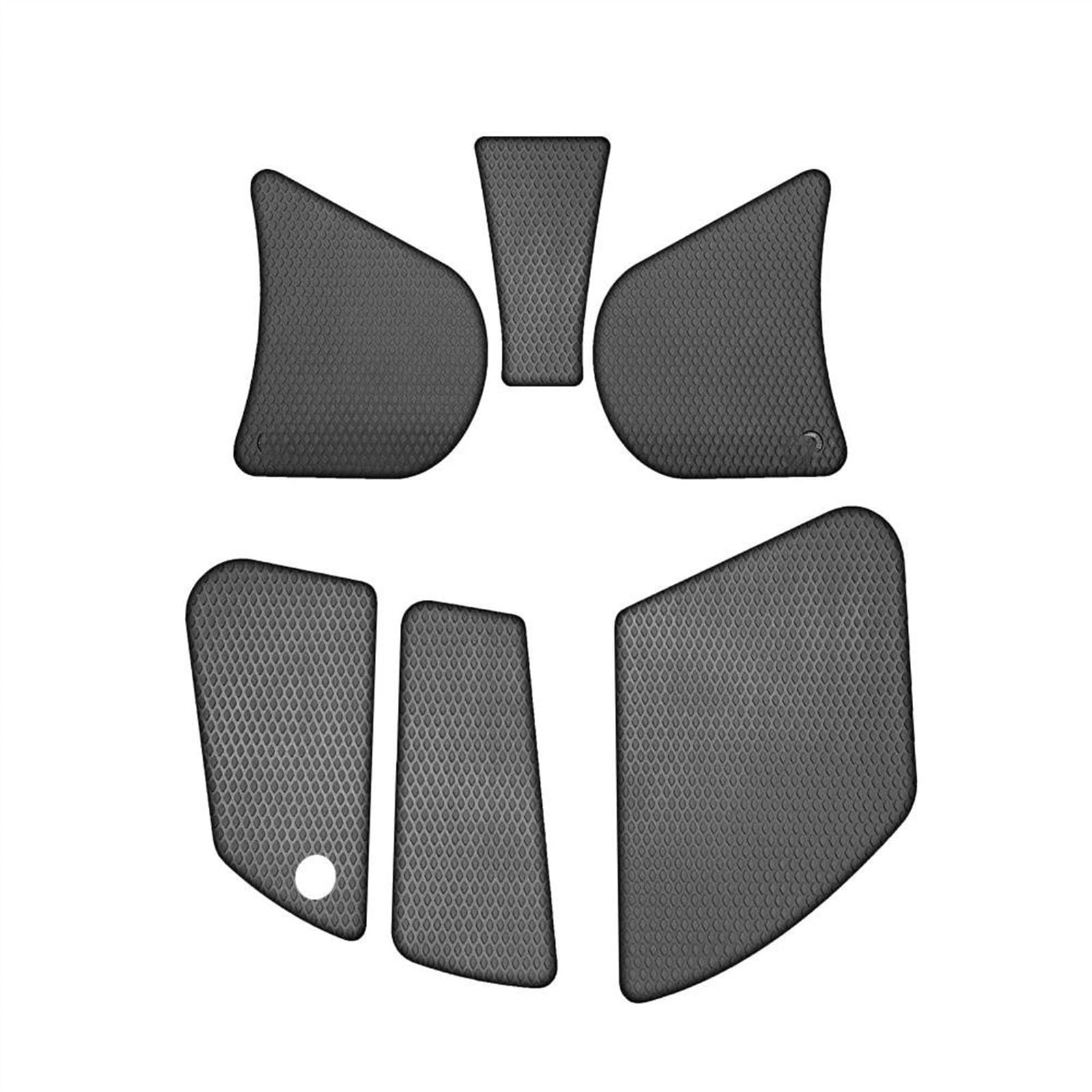 YEDWEW Tank Traction Pads Motorrad Tank Traktion Pad Anti Slip Aufkleber Gas Knie Grip Schutz Für Kawasaki Für GTR1400 Concours 14 2010 Zu 2022 Motorräder Tank Schutz Aufkleber von YEDWEW