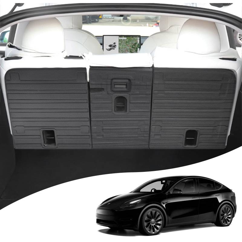 YEE PIN 3PCS Tesla Model Y 2021 2022 2023 Matte Sitzplätze in der zweiten Reihe hinten Abdeckung Model Y Protector Pet Matte TPE -Material Kompatibel mit Modell Y -Zubehör von YEE PIN