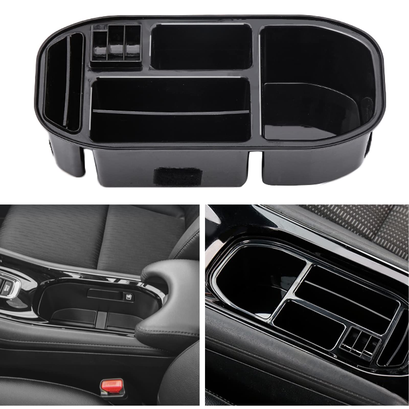 YEE PIN Kompatibel mit Honda HR-V 2016-2020 Aufbewahrungsbox Mittelkonsole Organizer Tray für Armlehne Organizer Zubehör von YEE PIN