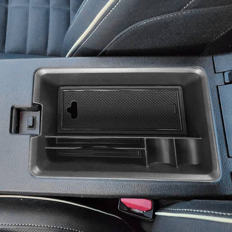 YEE PIN Kompatibel mit Renault Megane E-Tech 2022 2023 Aufbewahrungsbox Mittelkonsole Organizer Tray für Megane E-Tech Armlehne Organizer Zubehör Interieur Zentrale Steuerung von YEE PIN