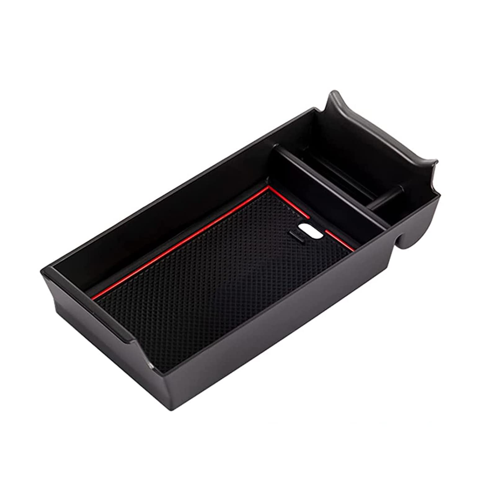 YEE PIN für A-Klasse W177 V177 / B-Klasse W247 GLA/CLA-Klasse C118/ GLB 2019-2024 Aufbewahrungsbox Mittelkonsole Organizer Tray für Armlehne Organizer Zubehör Mit Rutschfestermatte von YEE PIN