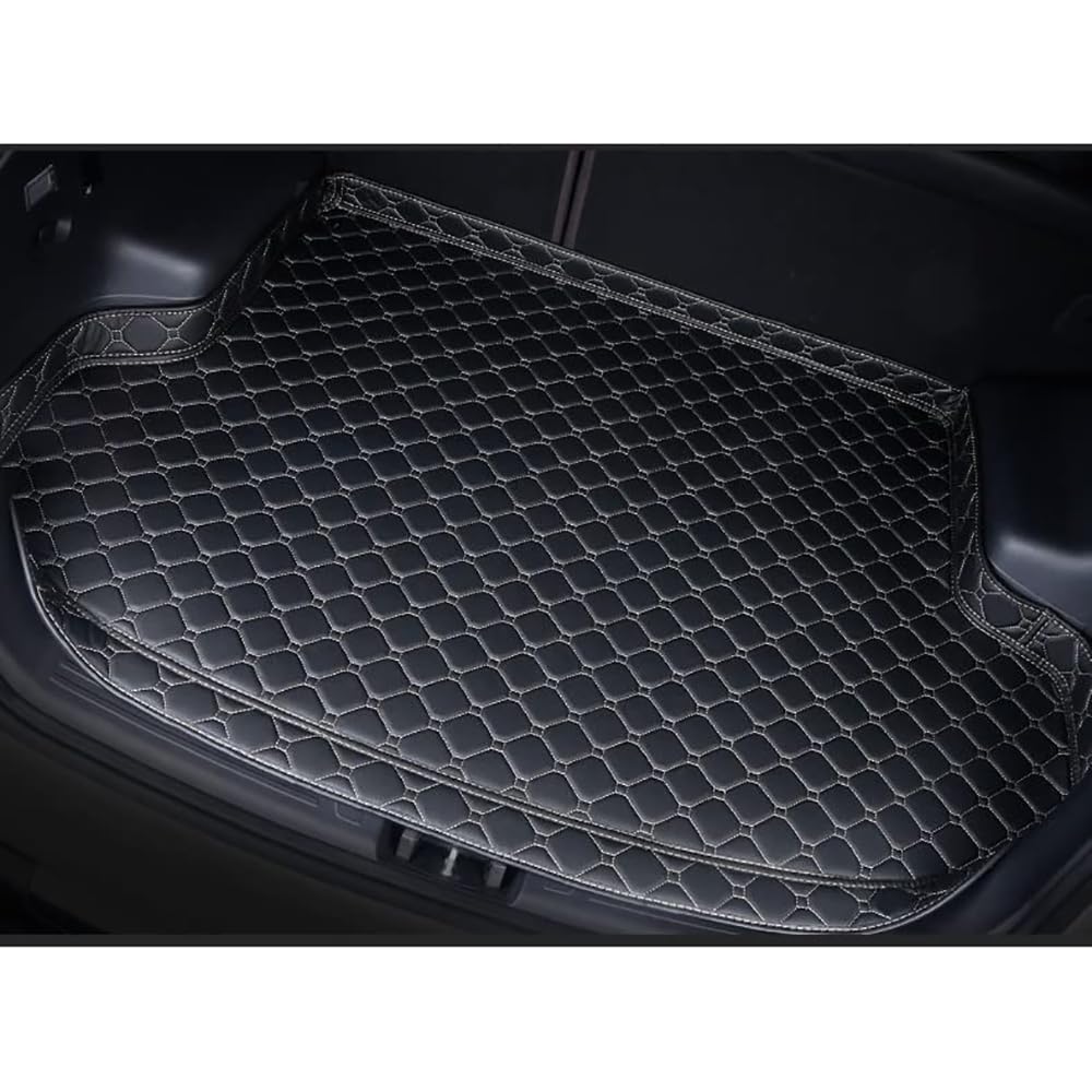 Leder Kofferraum schutzmatte,für Mitsubishi Outlander (5seats) 2019-2023 (high Configuration) rutschfest Kratzfestem Auto Kofferraumwanne Kofferraummatten,H von YEERUM