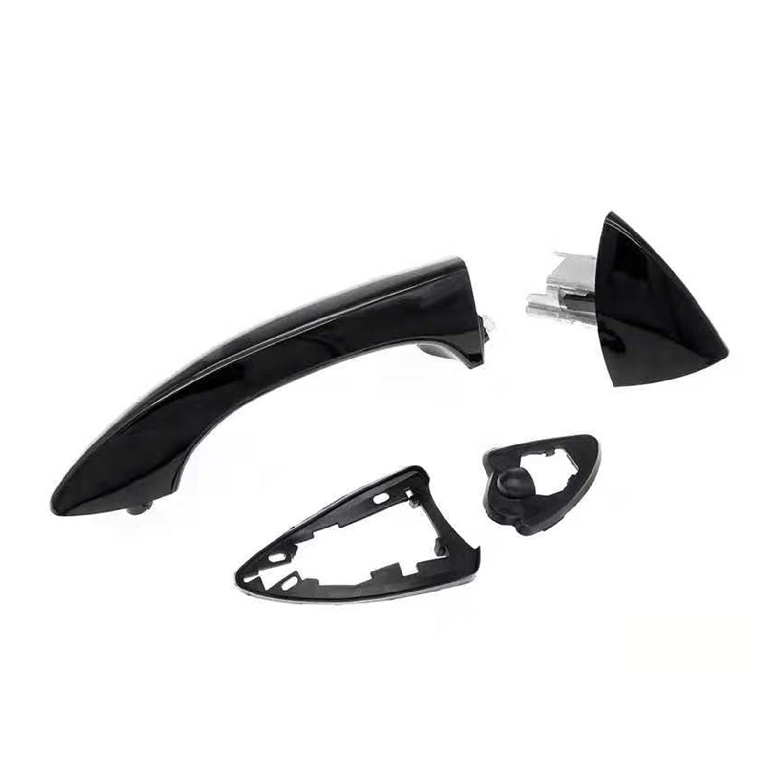 YELEMEABHB 1 Set Auto-Außentürgriffe Autor Right Side Türgriff Äußere Außenseite Rhd. Kompatibel for BMW X5 E53 2000-2006 ABS Auto Zubehör Auto-Außentürgriff(Left Front) von YELEMEABHB