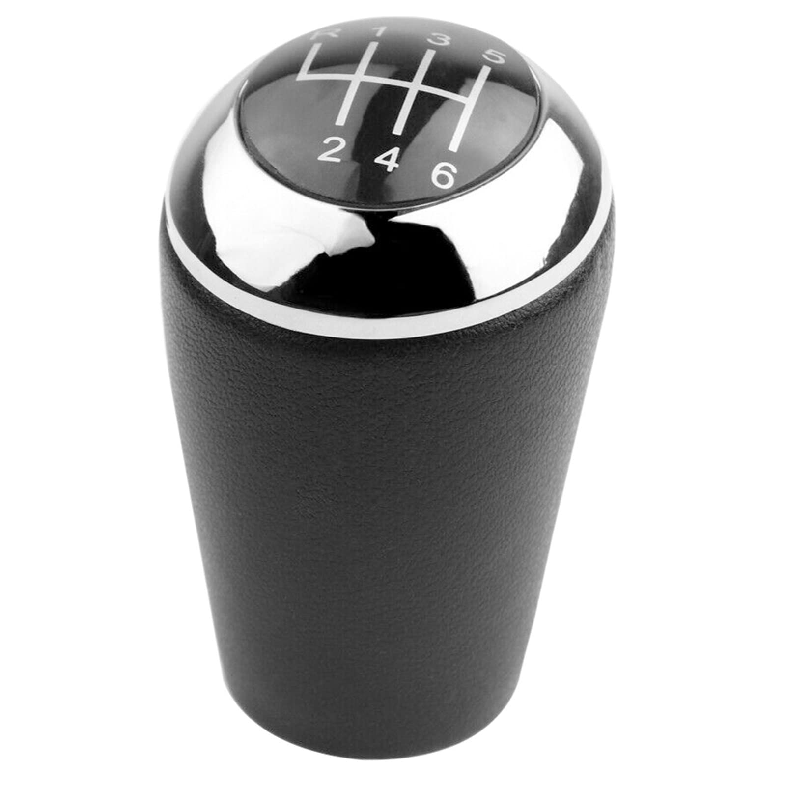 YELEMEABHB Auto 6 Gang Leder Schaltknauf passend for Mazda 3 BK BL CW 6 5 3er CX-7 MX-5 Shift knob von YELEMEABHB