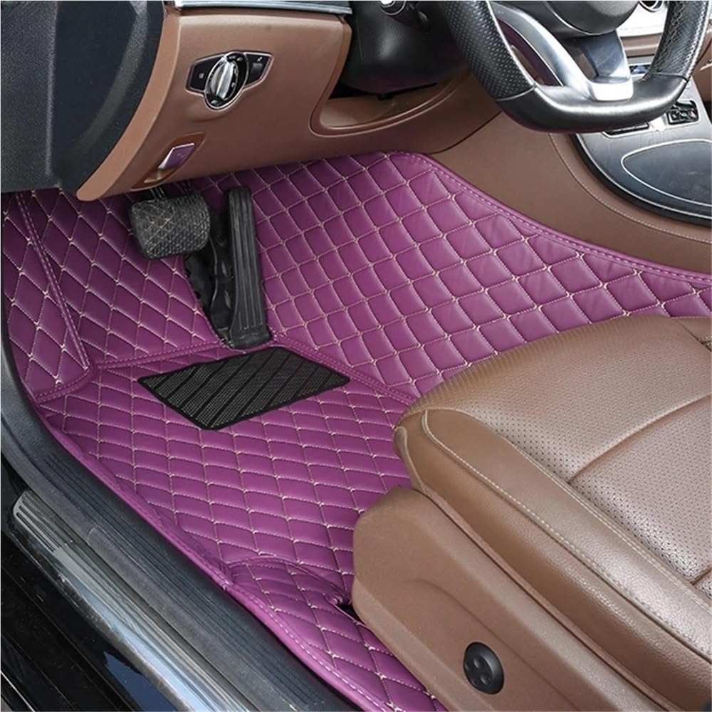 Auto matten Set 1 PCS Custom Leder Auto Fußmatten Für Carens Für Rond RP 2014 2015 2016 2017 Auto Innen Zubehör Teppiche Teppiche Fuß Pads Fußmatten Autoteppich von YENBGS