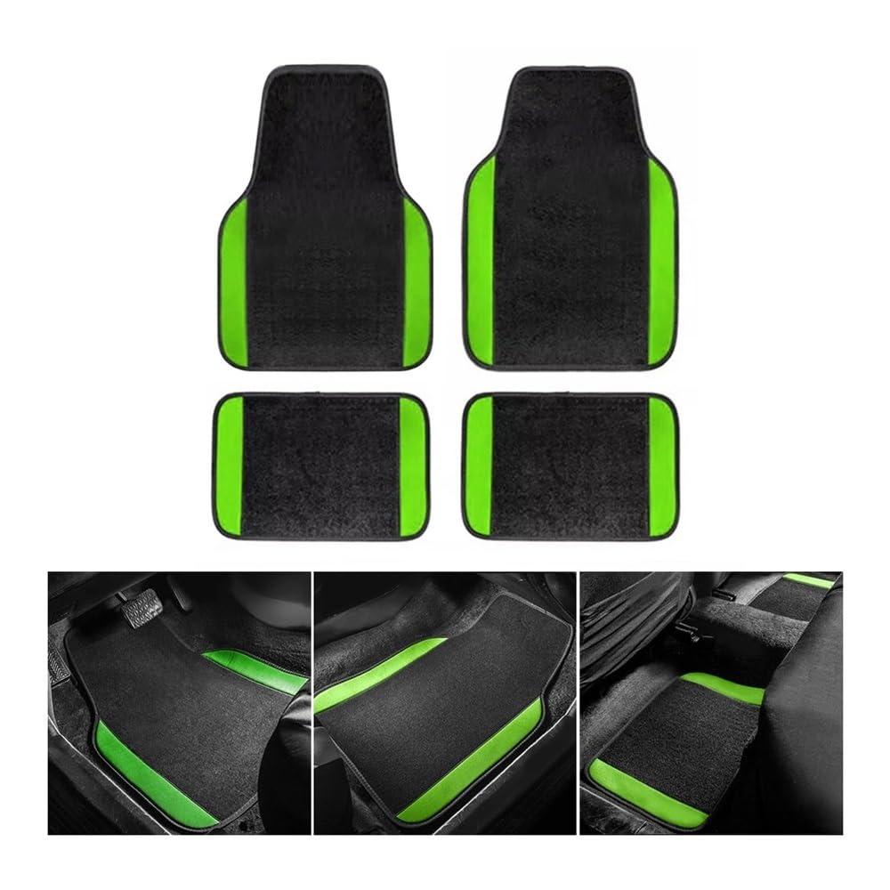 Auto matten Set 4 stücke Universal Auto Fußmatten Fuß Pad Für Rio NIRO K3 K5 Auto Zubehör Auto matten vollständig Set Auto Innen Teile Fußmatten Autoteppich von YENBGS