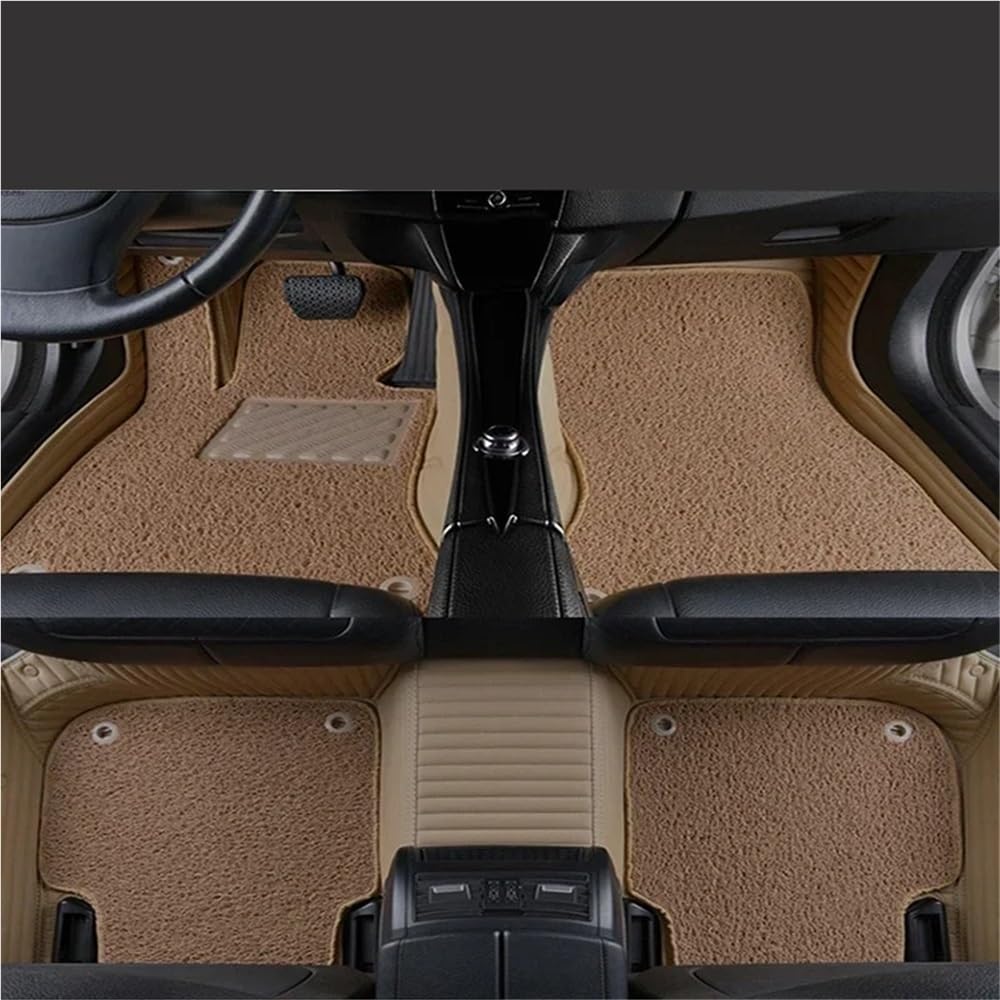 Auto matten Set 5D Luxuriöse Zweilagige Gestreifte Auto-Fußmatte Für 3er-Serie E93 Cabrio, Autozubehör-Teppich Fußmatten Autoteppich von YENBGS