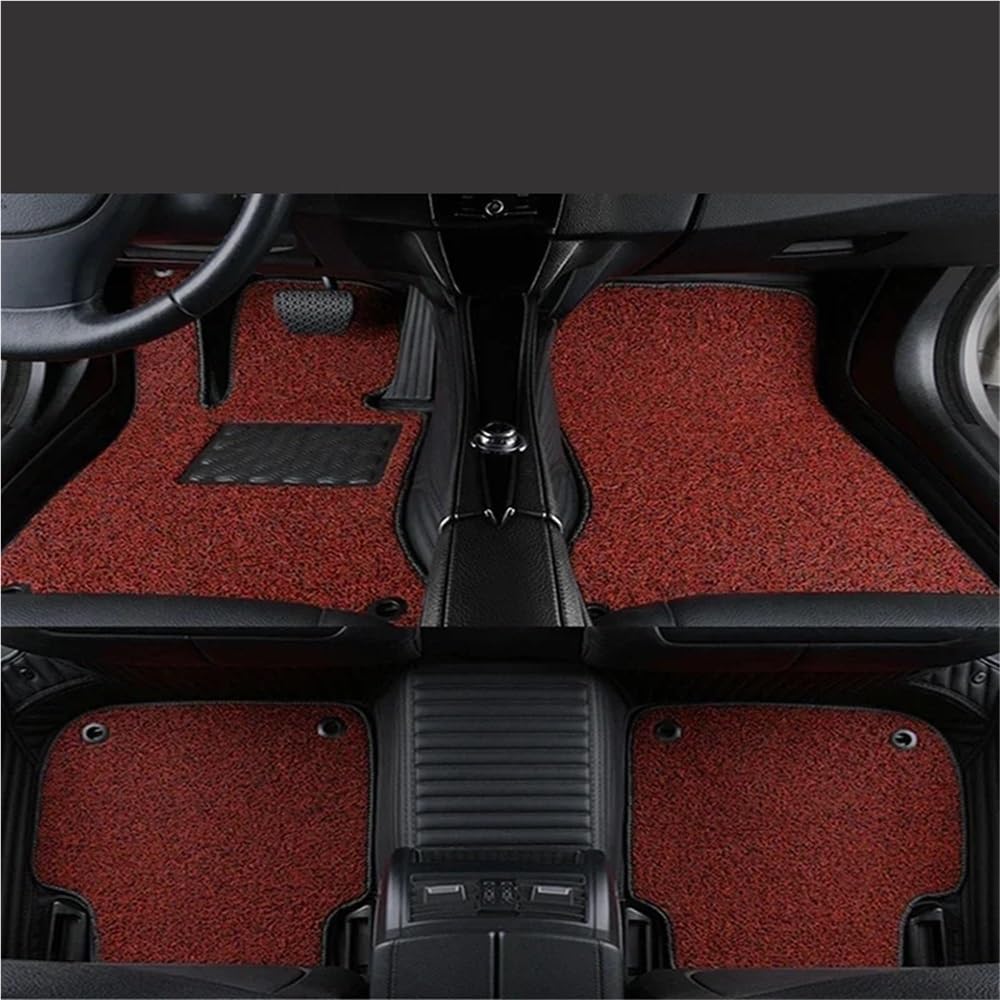 Auto matten Set 5D Luxuriöse Zweilagige Gestreifte Auto-Fußmatte Für 3er-Serie E93 Cabrio, Autozubehör-Teppich Fußmatten Autoteppich von YENBGS