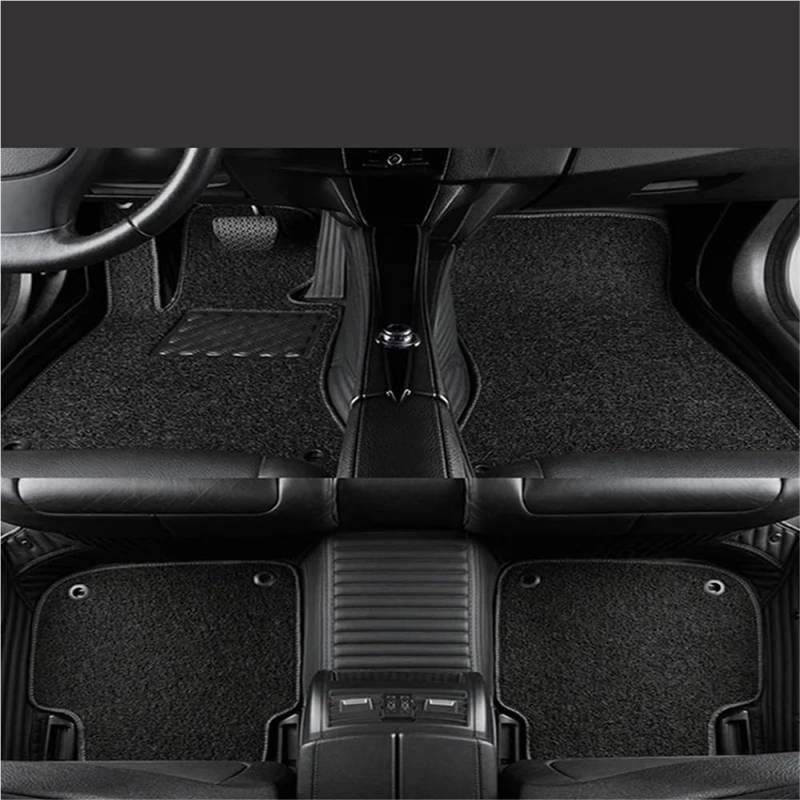 Auto matten Set 5D Luxuriöse Zweilagige Gestreifte Auto-Fußmatte Für 3er-Serie E93 Cabrio, Autozubehör-Teppich Fußmatten Autoteppich von YENBGS