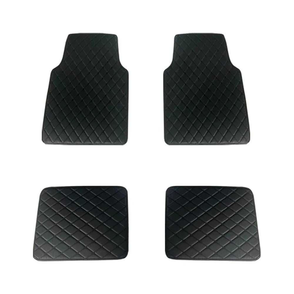 Auto matten Set Auto Fußmatten 4PCS Universal PU Leder Auto Fuß Pad Schutz Teppich Vorne Und Hinten Matten Set Auto Zubehör Fußmatten Autoteppich von YENBGS