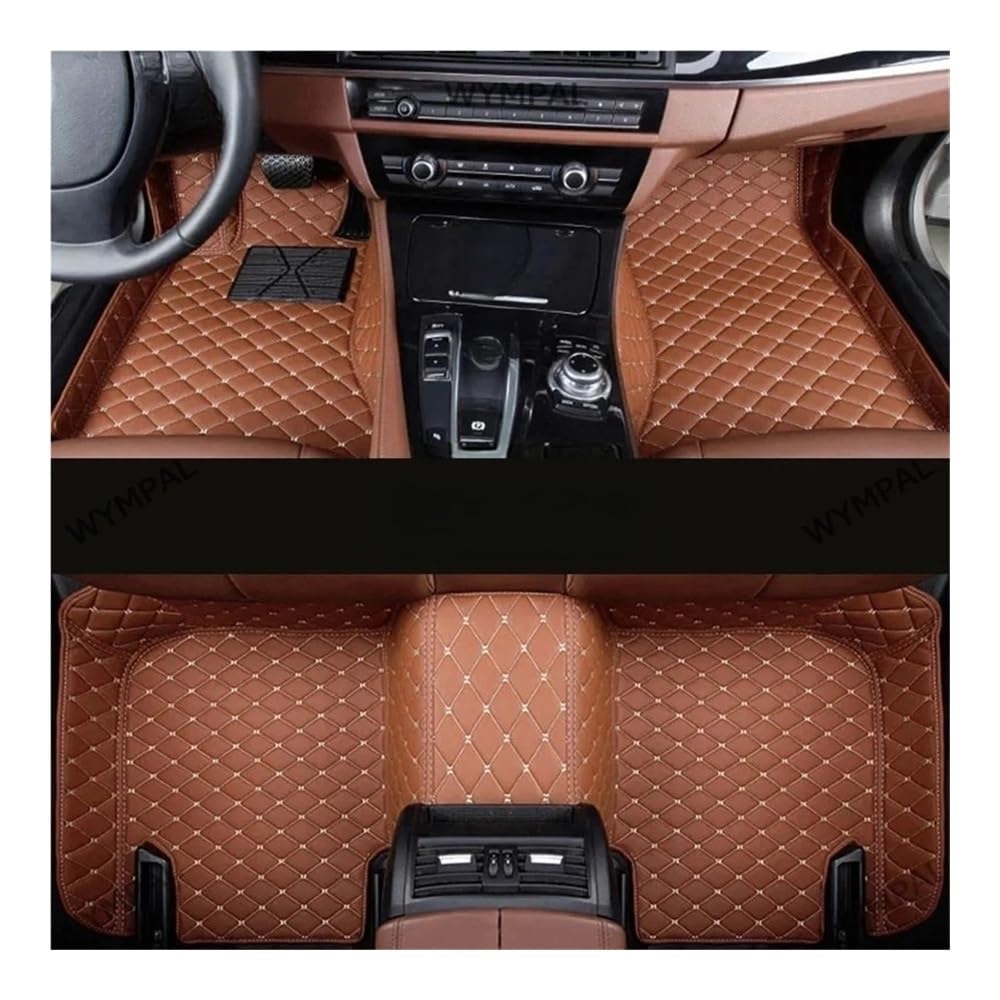 Auto matten Set Auto Fußmatten Für 206CC 206 CC T16 2000~2008 Leder Matte Teppiche Teppiche Schutz Pad Set innen Teile Auto Zubehör Fußmatten Autoteppich von YENBGS