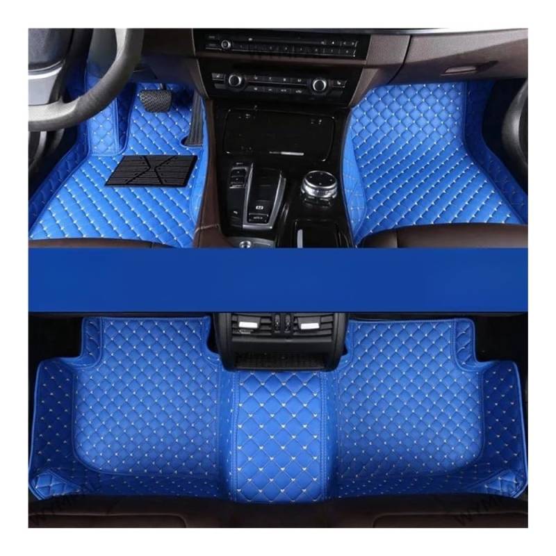 Auto matten Set Auto Fußmatten Für 206CC 206 CC T16 2000~2008 Leder Matte Teppiche Teppiche Schutz Pad Set innen Teile Auto Zubehör Fußmatten Autoteppich von YENBGS