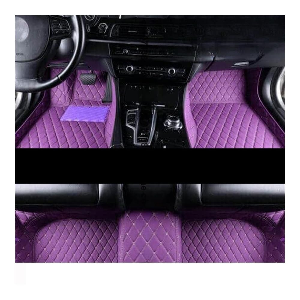 Auto matten Set Auto Fußmatten Für Grand C4 Für Picasso MK1 2007~2013 Luxus Leder Matte Teppiche Teppiche Anti Schmutz Pad Set Auto Zubehör 2008 Fußmatten Autoteppich von YENBGS