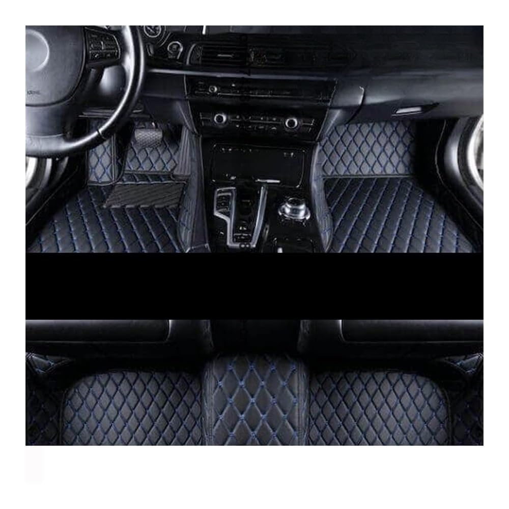 Auto matten Set Auto Fußmatten Für Grand C4 Für Picasso MK1 2007~2013 Luxus Leder Matte Teppiche Teppiche Anti Schmutz Pad Set Auto Zubehör 2008 Fußmatten Autoteppich von YENBGS