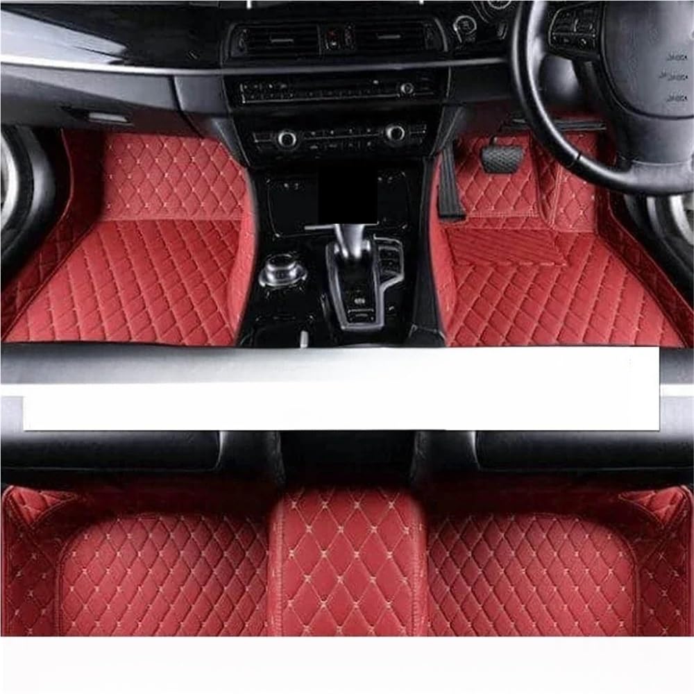 Auto matten Set Auto Fußmatten Für Jaguar XF X250 2008~2015 Teppich Teppich Langlebige Leder Matte Auto Anti Schmutzige Pads Innen Teile Auto Zubehör Fußmatten Autoteppich von YENBGS