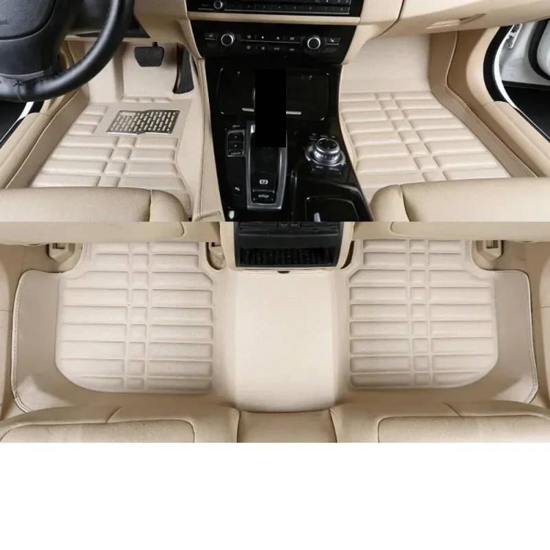 Auto matten Set Auto Fußmatten Für Passat B8 Für Limousine 2014~2022 Leder Pads Fuß Teppich Teppich Links Fahrer Abdeckung Auto Zubehör Fußmatten Autoteppich von YENBGS