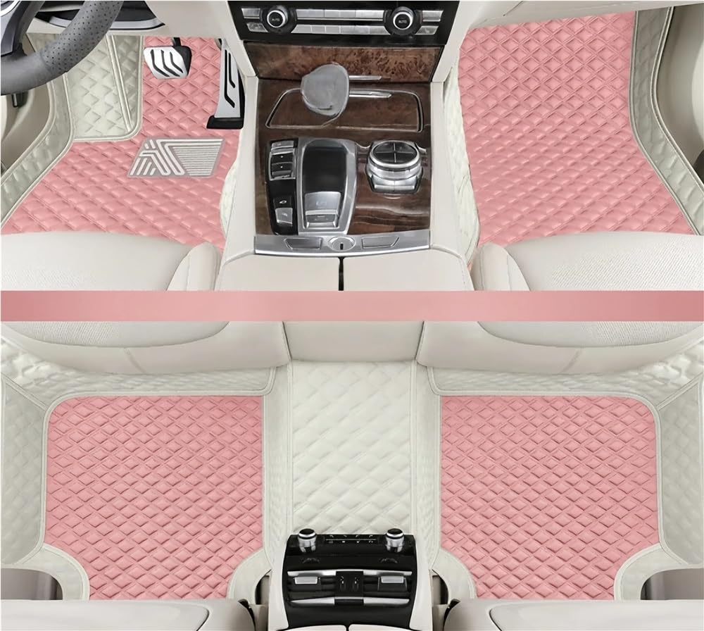 Auto matten Set Auto Fußmatten Für Versa Für Note 2014~2024 E12 Anti-schmutz Pads Auto Matten Vollen Satz Schmutz-beständig Pad Auto Zubehör Innen Fußmatten Autoteppich von YENBGS