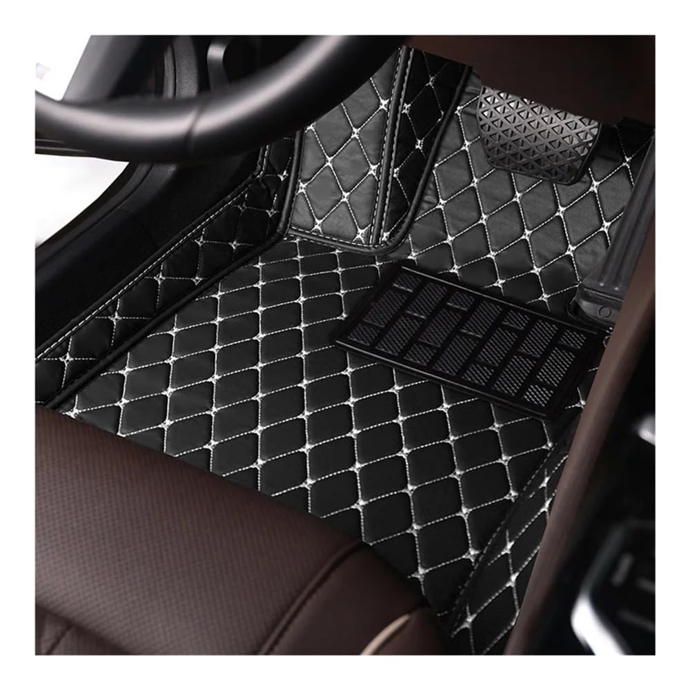 Auto matten Set Auto Fußmatten Für Yaris XP130 NCP131 Für Vitz 2012 2013 2014~2019 Leder Pads LHD Fuß Teppiche Auto Zubehör Fußmatten Autoteppich von YENBGS