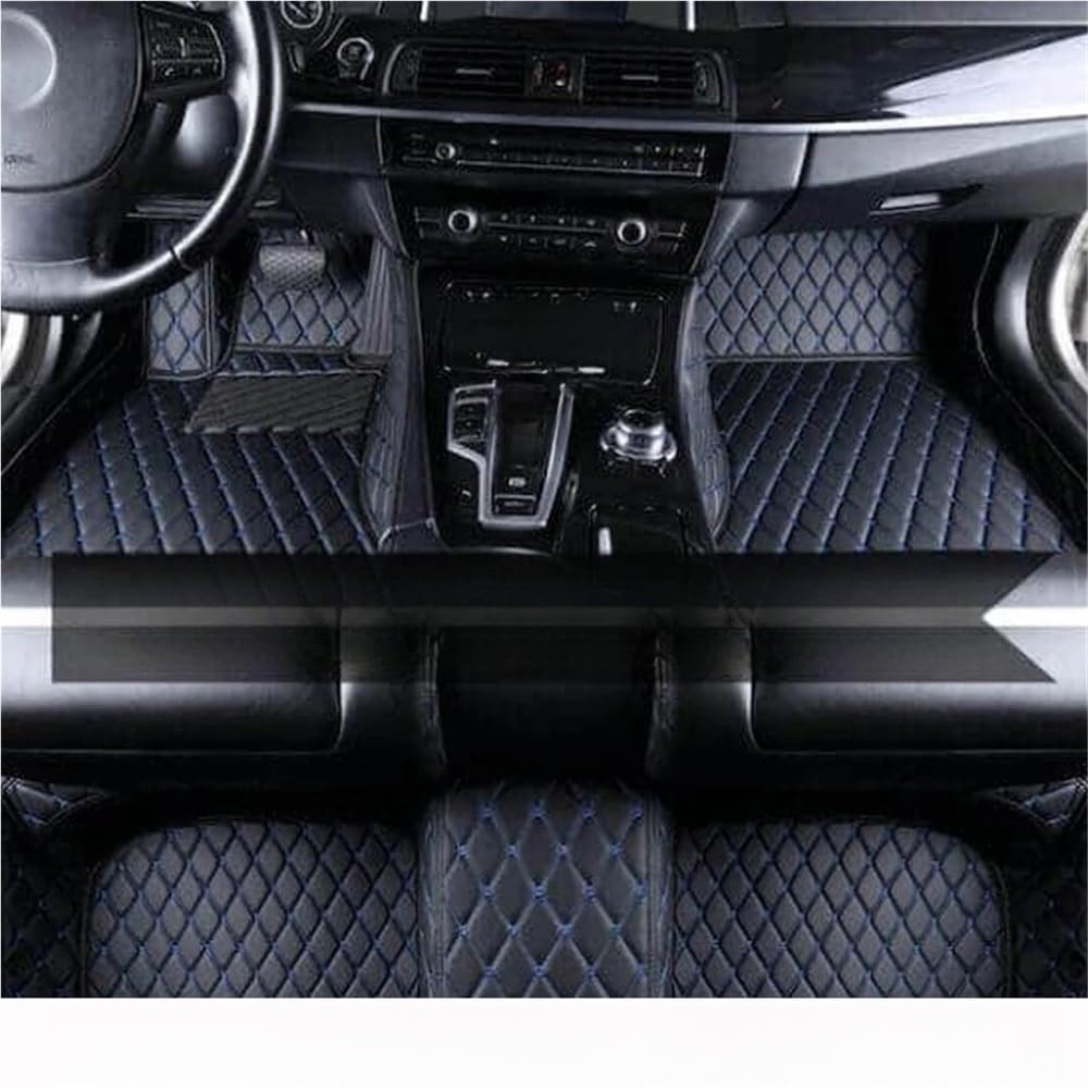 Auto matten Set Auto Matten Für Passat CC 2008~2016 Boden Teppich Set Auto Innen Teile Teppich Pad Luxus Leder Matte Auto Zubehör Fußmatten Autoteppich von YENBGS