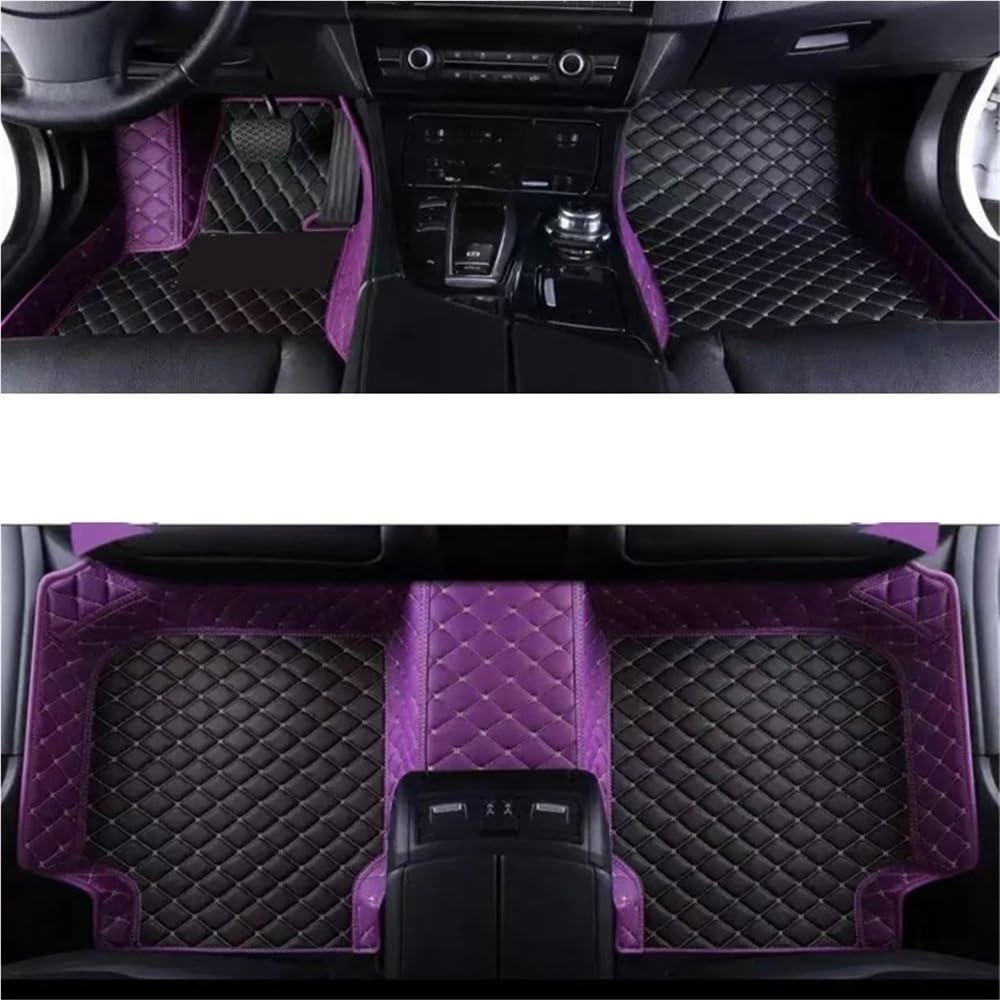 Auto matten Set Auto Matten Für Passat CC 2008~2016 Boden Teppich Set Auto Innen Teile Teppich Pad Luxus Leder Matte Auto Zubehör Fußmatten Autoteppich von YENBGS