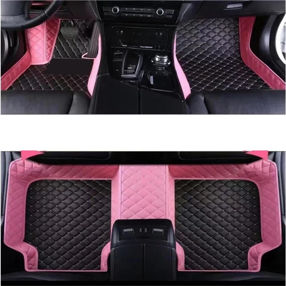 Auto matten Set Benutzerdefinierte Auto Luxus Leder Auto Boden Matte Für Aygo 2014 2015 2016 2017 2018 Auto Matte Vollen Satz Zubehör Fußmatten Autoteppich von YENBGS