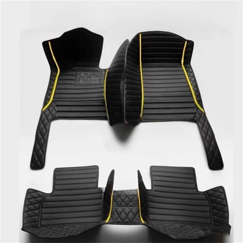 Auto matten Set Benutzerdefinierte Auto Luxus Leder Auto Boden Matte Für Aygo 2014 2015 2016 2017 2018 Auto Matte Vollen Satz Zubehör Fußmatten Autoteppich von YENBGS