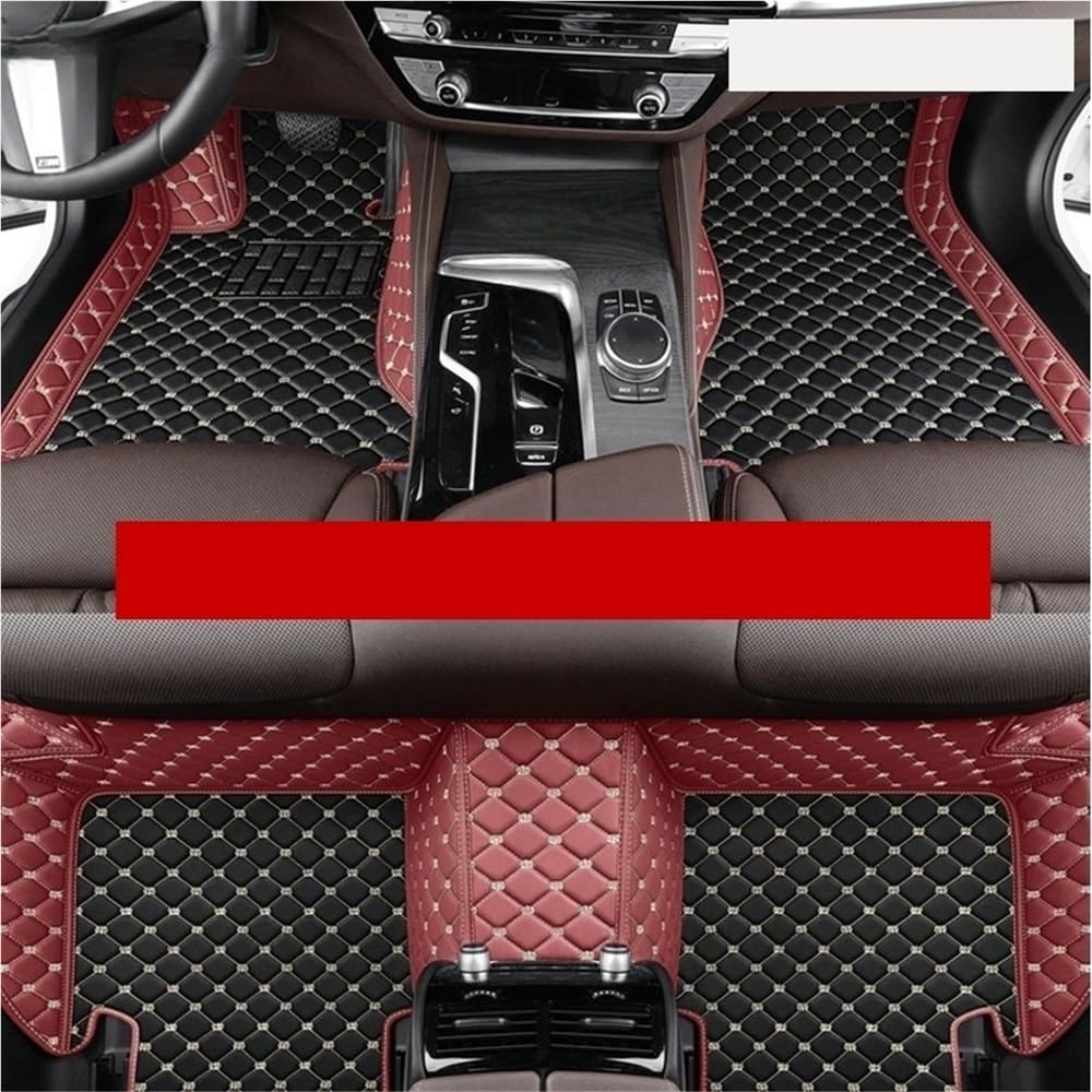 Auto matten Set Car Floor Mats for Corolla Touring Sports Suzuki Swace E210 2019~2023 Estate Leather Floor Carpets Matts Car Accessories Fußmatten Autoteppich von YENBGS