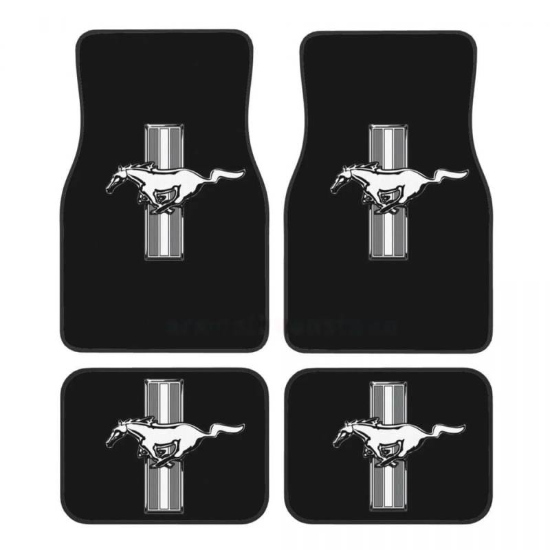 Auto matten Set Für 4PCS Crystal Velvet Damen-Auto-Fußmatte, Auto-Fußmatte, Auto-Innenzubehör Fußmatten Autoteppich von YENBGS