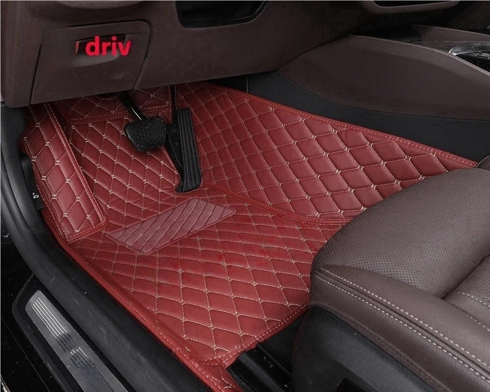 Auto matten Set Maßgeschneiderte Auto-Fußmatte Für Yaris Alle Modellauto-Teppich-Teppiche, Steg-Teppich-Zubehör, Styling-Innenteile Fußmatten Autoteppich von YENBGS