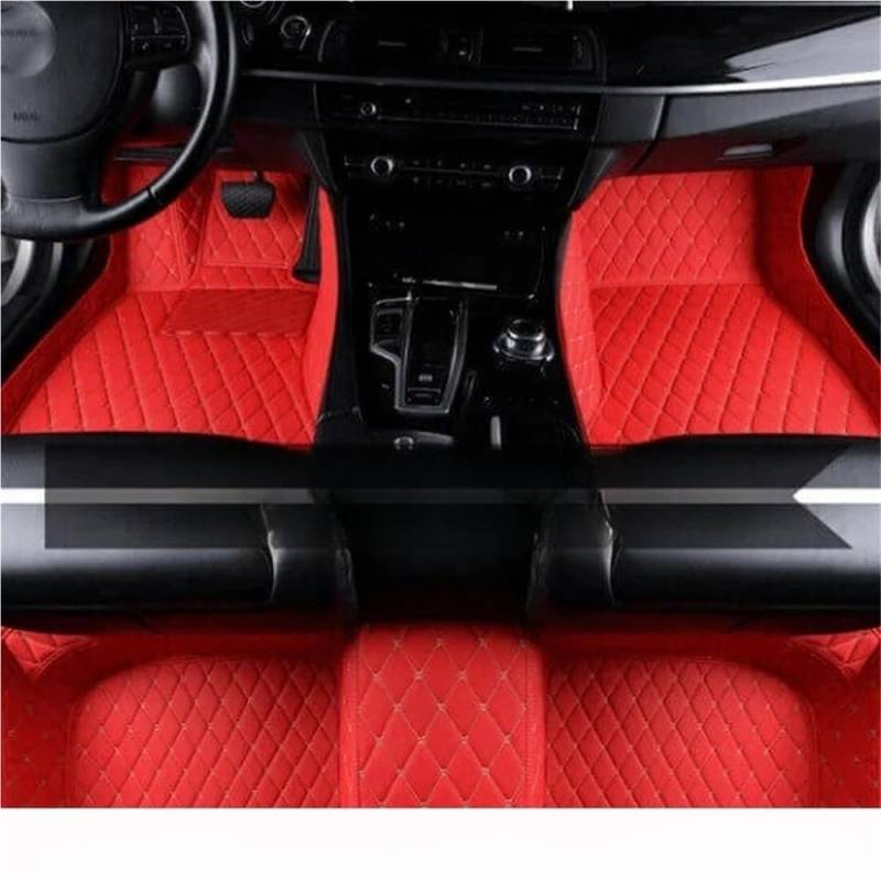 Auto matten Set Maßgeschneiderte Leder-Auto-Fußmatten Für Passat B5 2003 2004 2005 2006 2007 Teppiche Teppich Fußpolster Zubehör Fußmatten Autoteppich von YENBGS